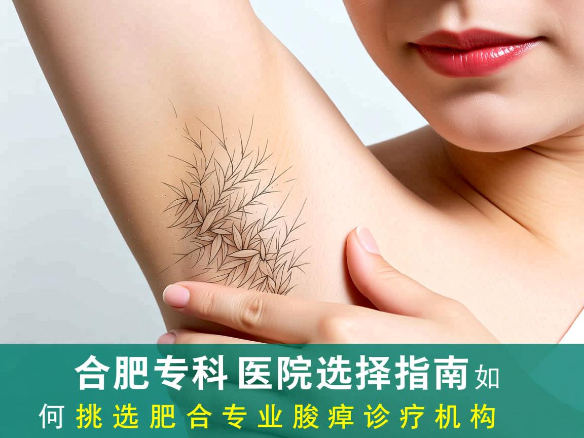 合肥腋臭专科医院选择指南，如何挑选合肥专业的腋臭诊疗机构