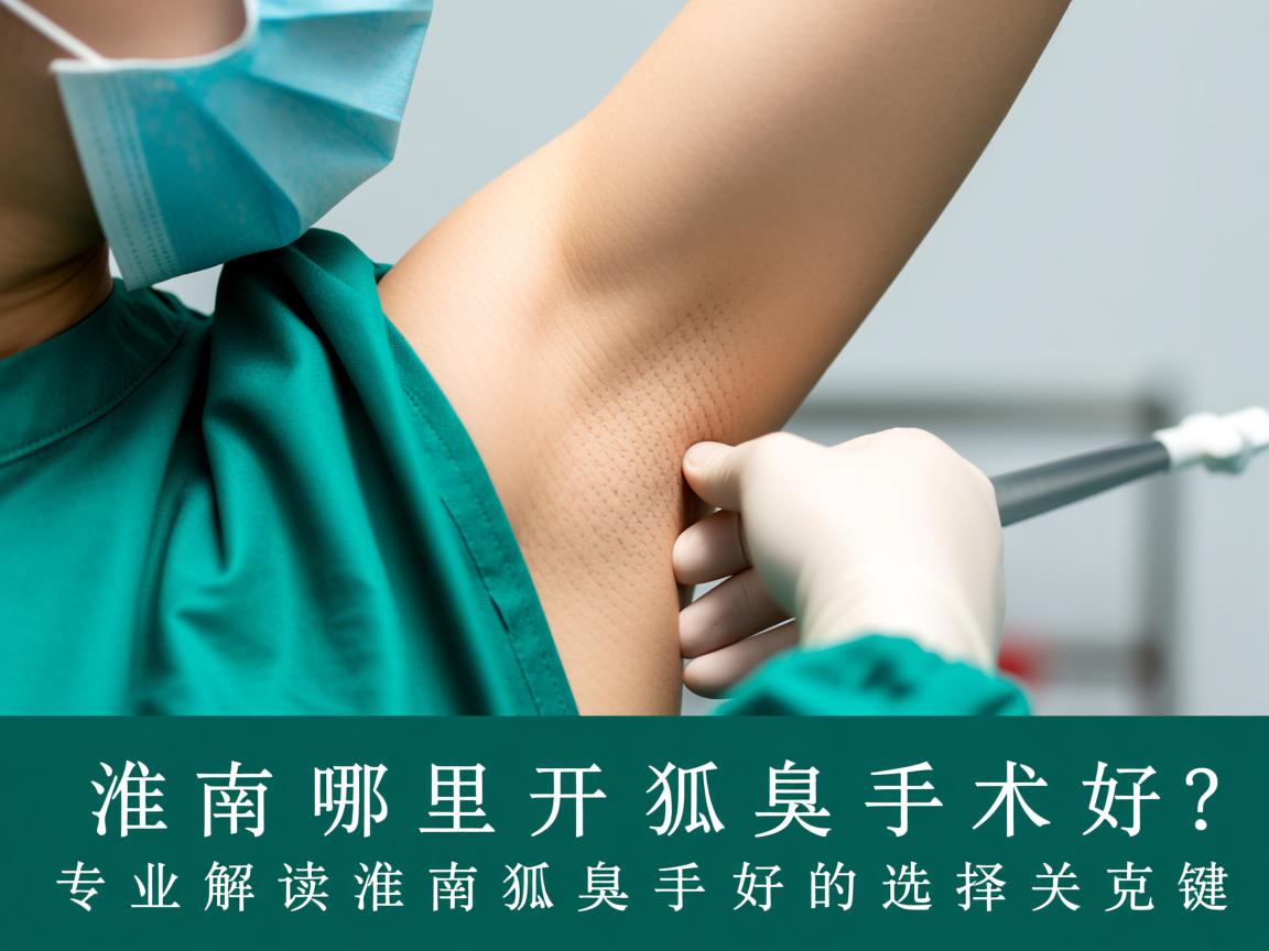 淮南哪里开狐臭手术好？专业解读淮南狐臭手术好的选择关键