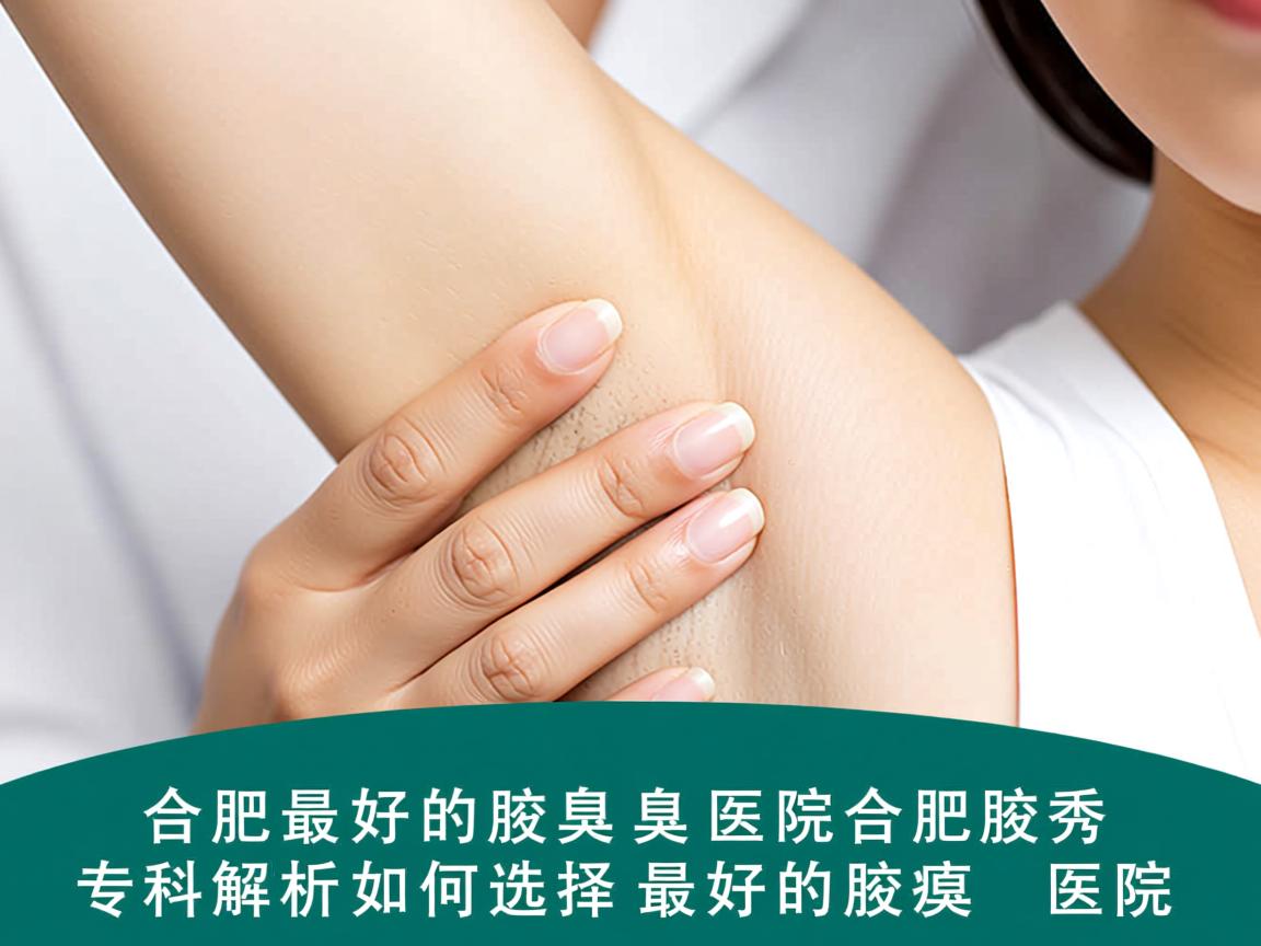合肥最好的腋臭医院，合肥腋秀专科解析如何选择最好的腋臭医院
