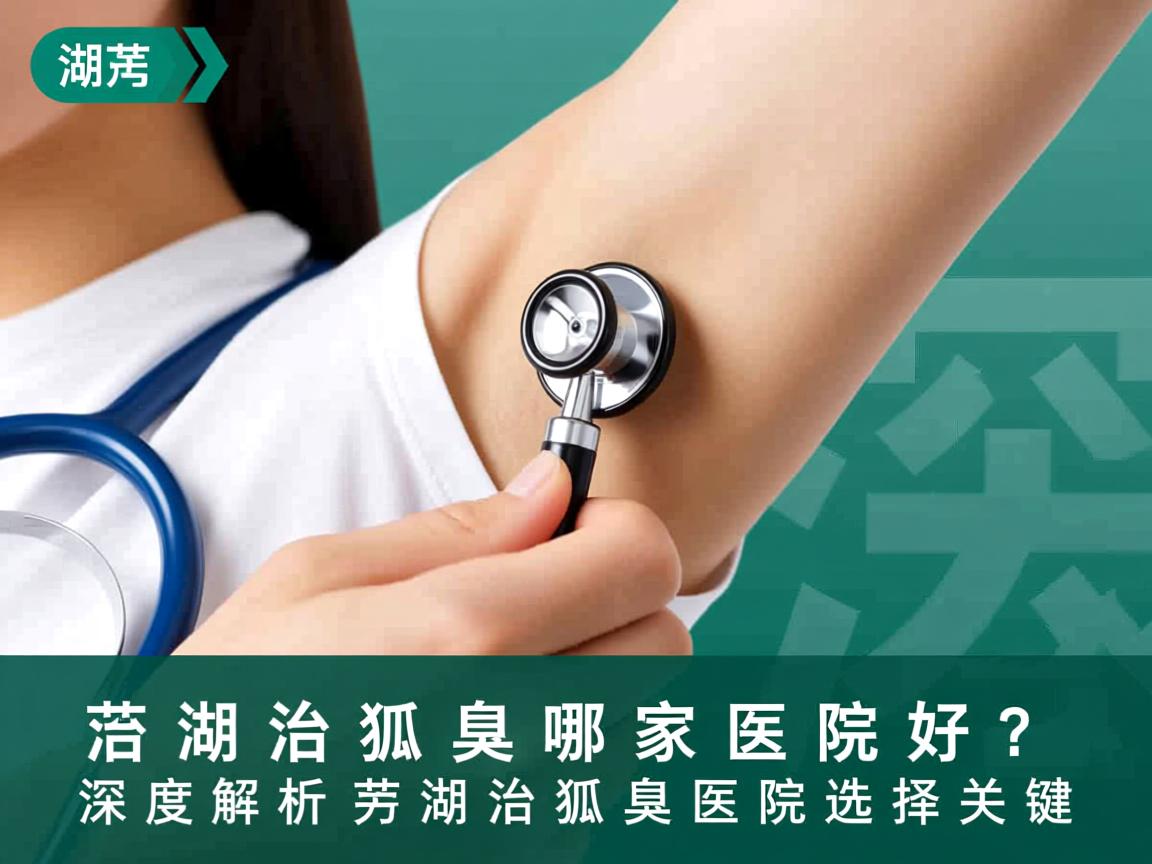 芜湖治狐臭哪家医院好？深度解析芜湖治狐臭医院选择关键