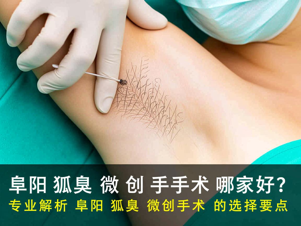 阜阳狐臭微创手术哪家好?专业解析阜阳狐臭微创手术的选择要点 阜阳狐臭微创手术哪家好?专业解析阜阳狐臭微创手术的选择要点