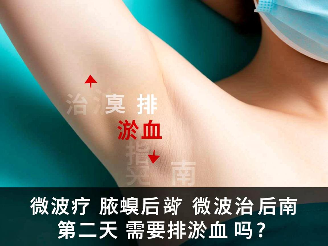 微波治疗腋臭后排淤血指南,微波治疗后第二天需要排淤血吗? 微波治疗腋臭后排淤血指南,微波治疗后第二天需要排淤血吗?