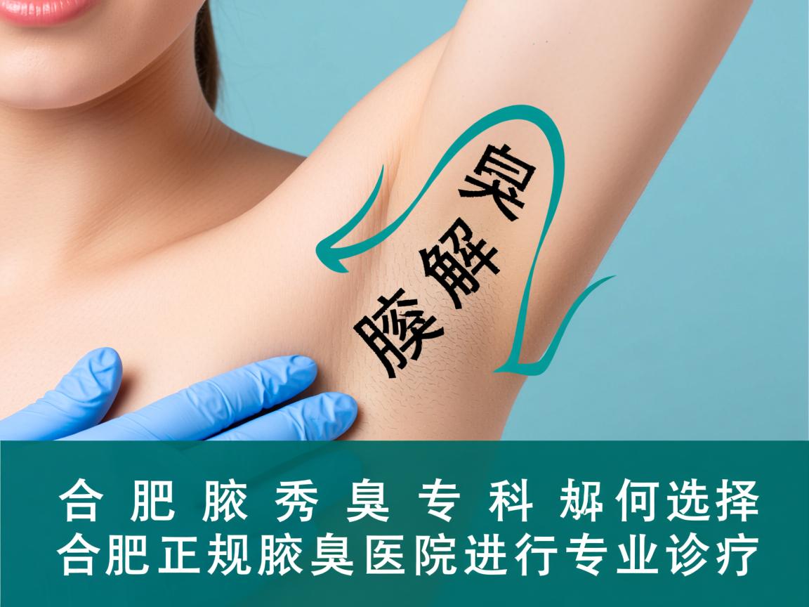 合肥腋秀腋臭专科解析,如何选择合肥正规腋臭医院进行专业诊疗 合肥腋秀腋臭专科解析,如何选择合肥正规腋臭医院进行专业诊疗