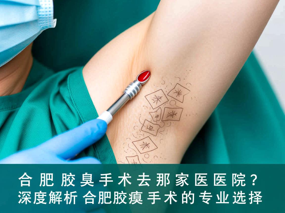 合肥腋臭手术去那家医院？深度解析合肥腋臭手术的专业选择