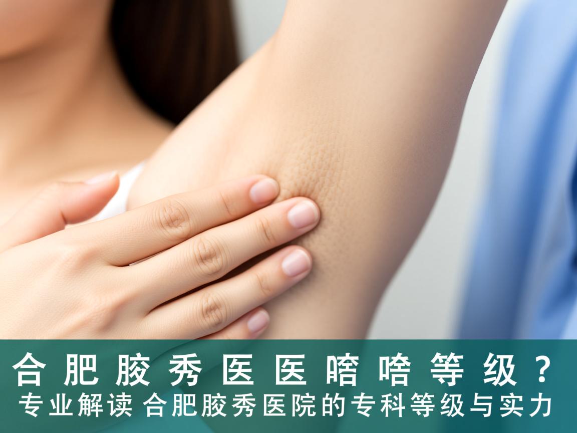 合肥腋秀医院啥等级?专业解读合肥腋秀医院的专科等级与实力 合肥腋秀医院啥等级?专业解读合肥腋秀医院的专科等级与实力