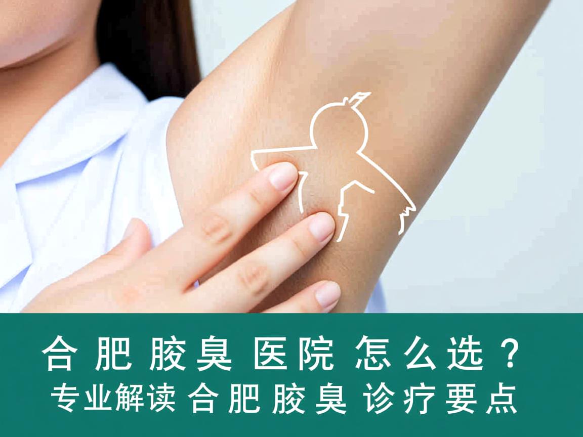 合肥腋臭医院怎么选？专业解读合肥腋臭诊疗要点