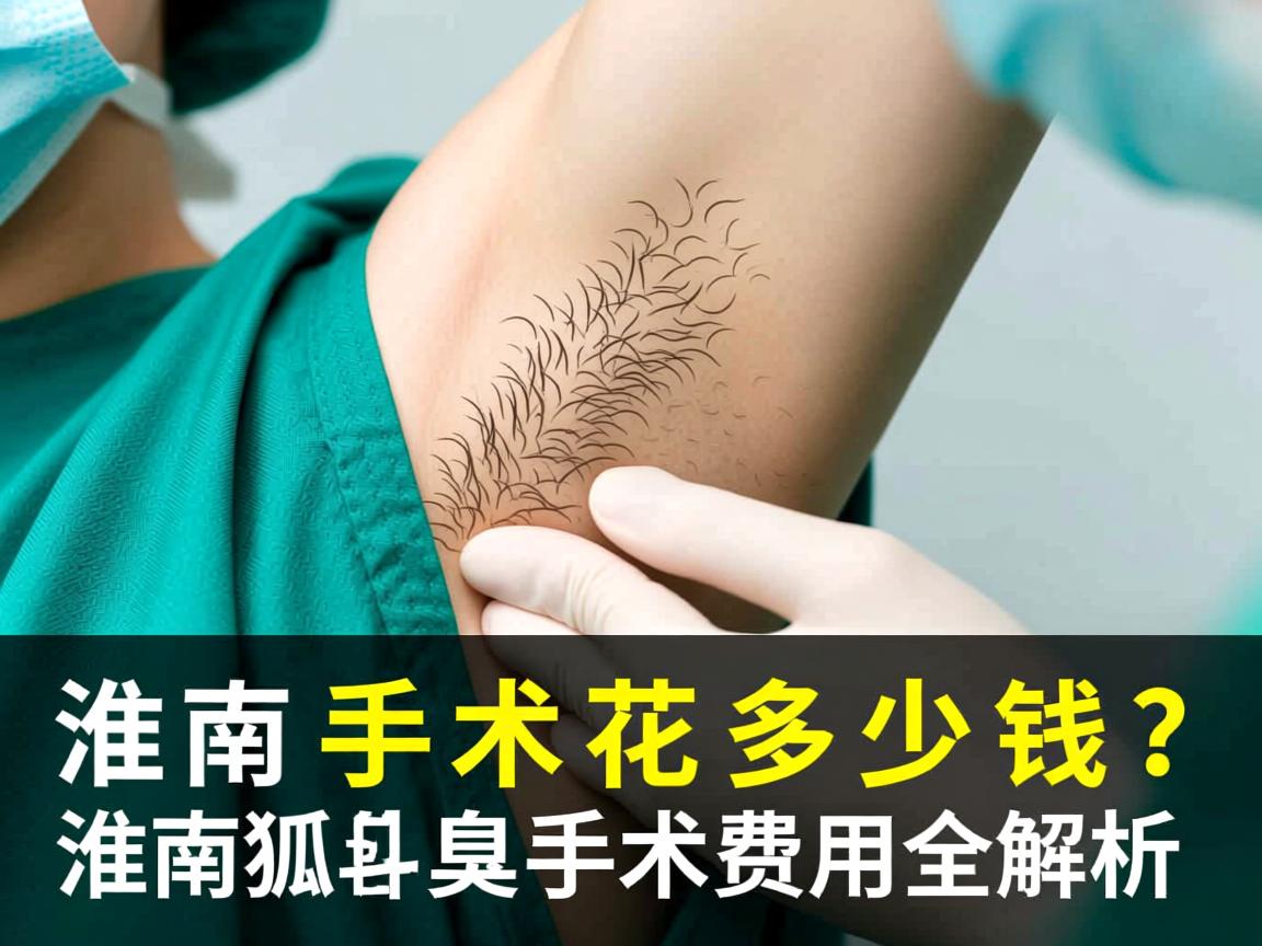 淮南狐臭手术花多少钱？淮南狐臭手术费用全解析