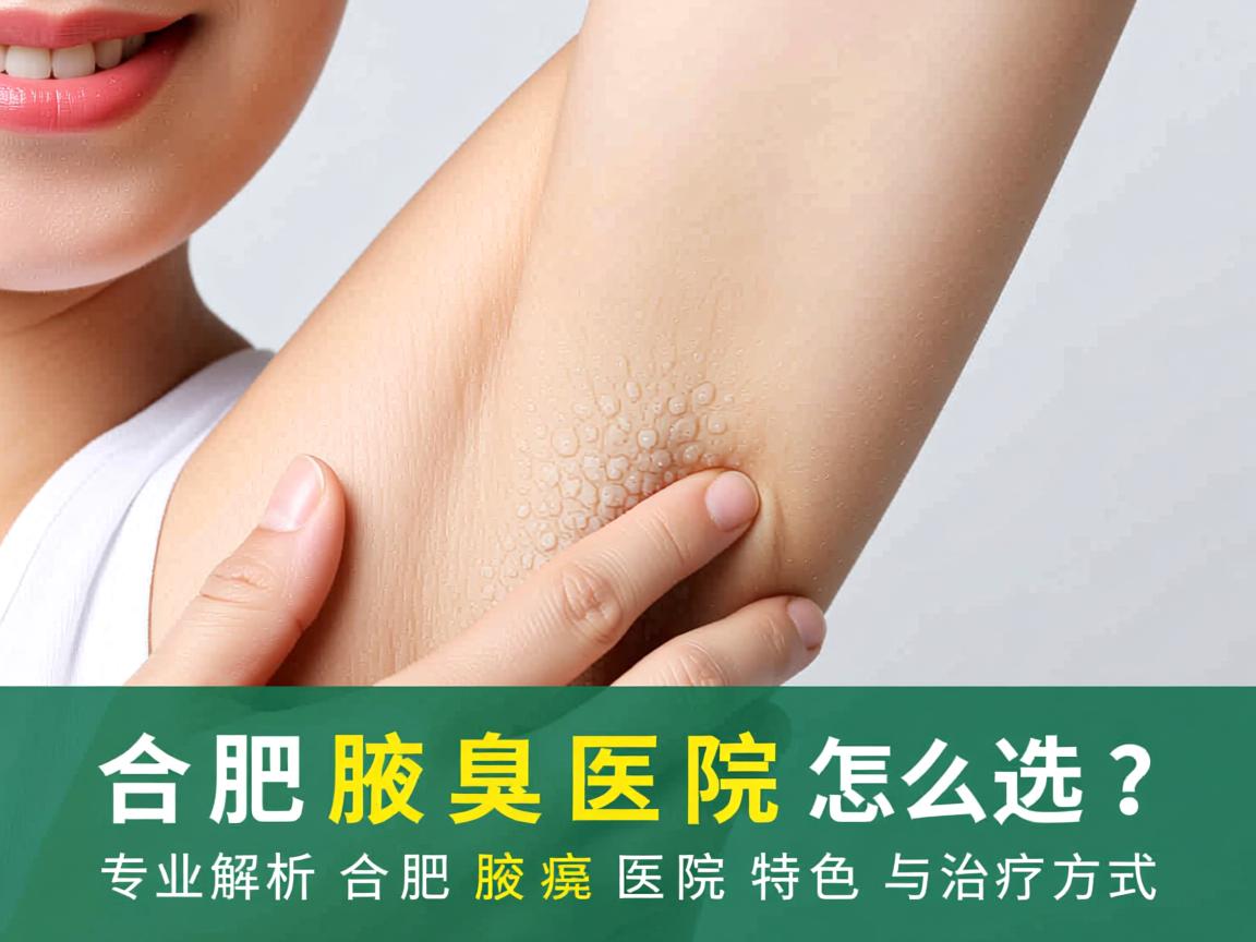 合肥腋臭医院怎么选?专业解析合肥腋臭医院特色与治疗方式 合肥腋臭医院怎么选?专业解析合肥腋臭医院特色与治疗方式
