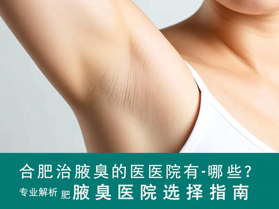 合肥治腋臭的医院有哪些？专业解析合肥腋臭医院选择指南