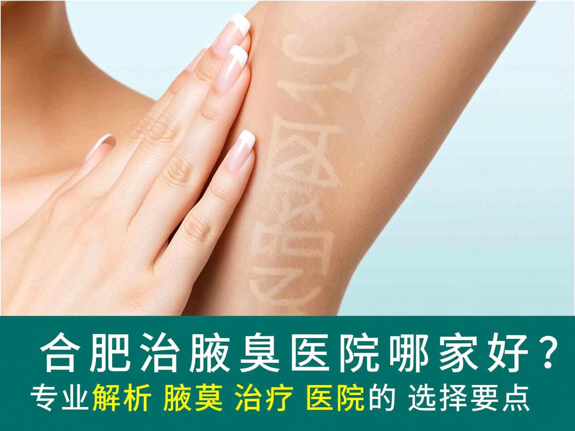 合肥治疗腋臭医院哪家好?专业解析腋臭治疗医院的选择要点 合肥治疗腋臭医院哪家好?专业解析腋臭治疗医院的选择要点