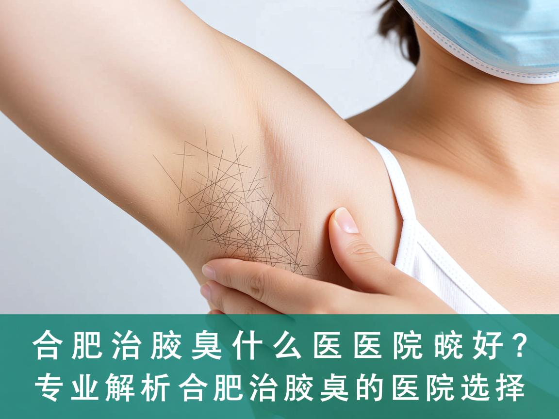 合肥治腋臭什么医院好？专业解析合肥治腋臭的医院选择
