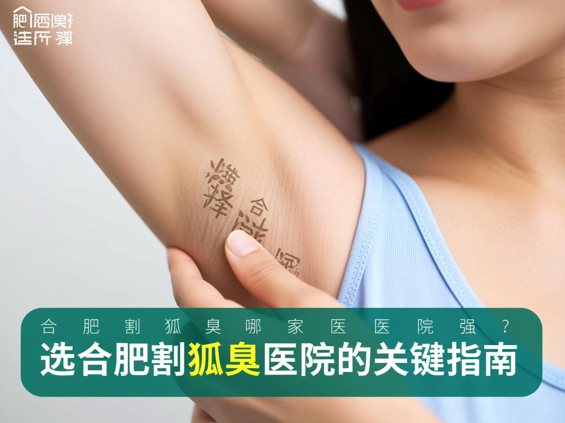 合肥割狐臭哪家医院强？选择合肥割狐臭医院的关键指南
