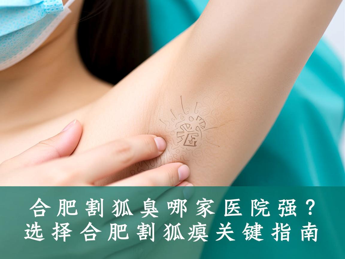 合肥割狐臭哪家医院强？选择合肥割狐臭医院的关键指南