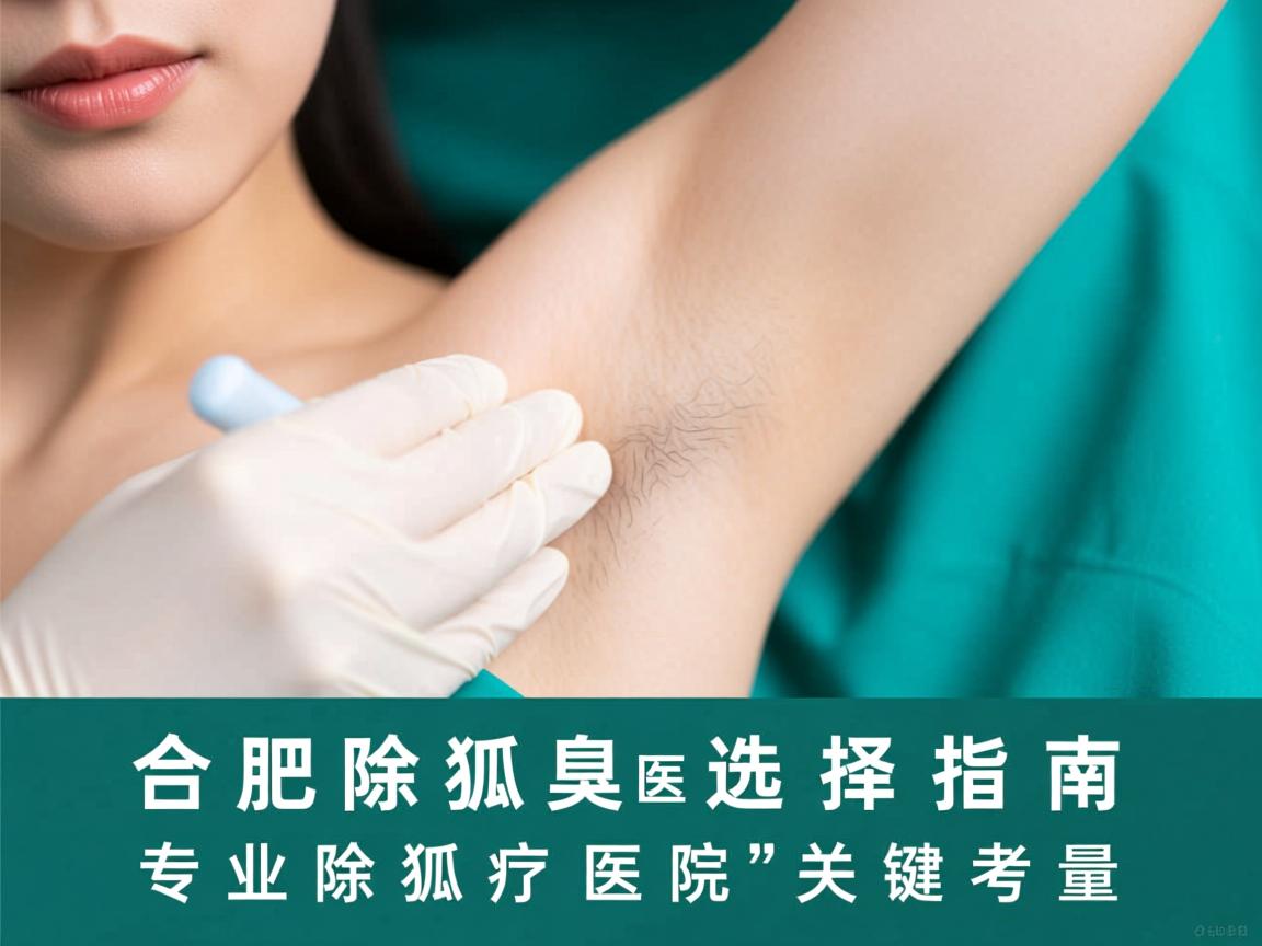 合肥除狐臭医院选择指南，专业除狐臭医院的关键考量