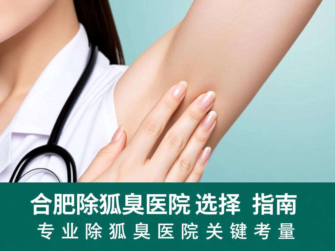 合肥除狐臭医院选择指南，专业除狐臭医院的关键考量