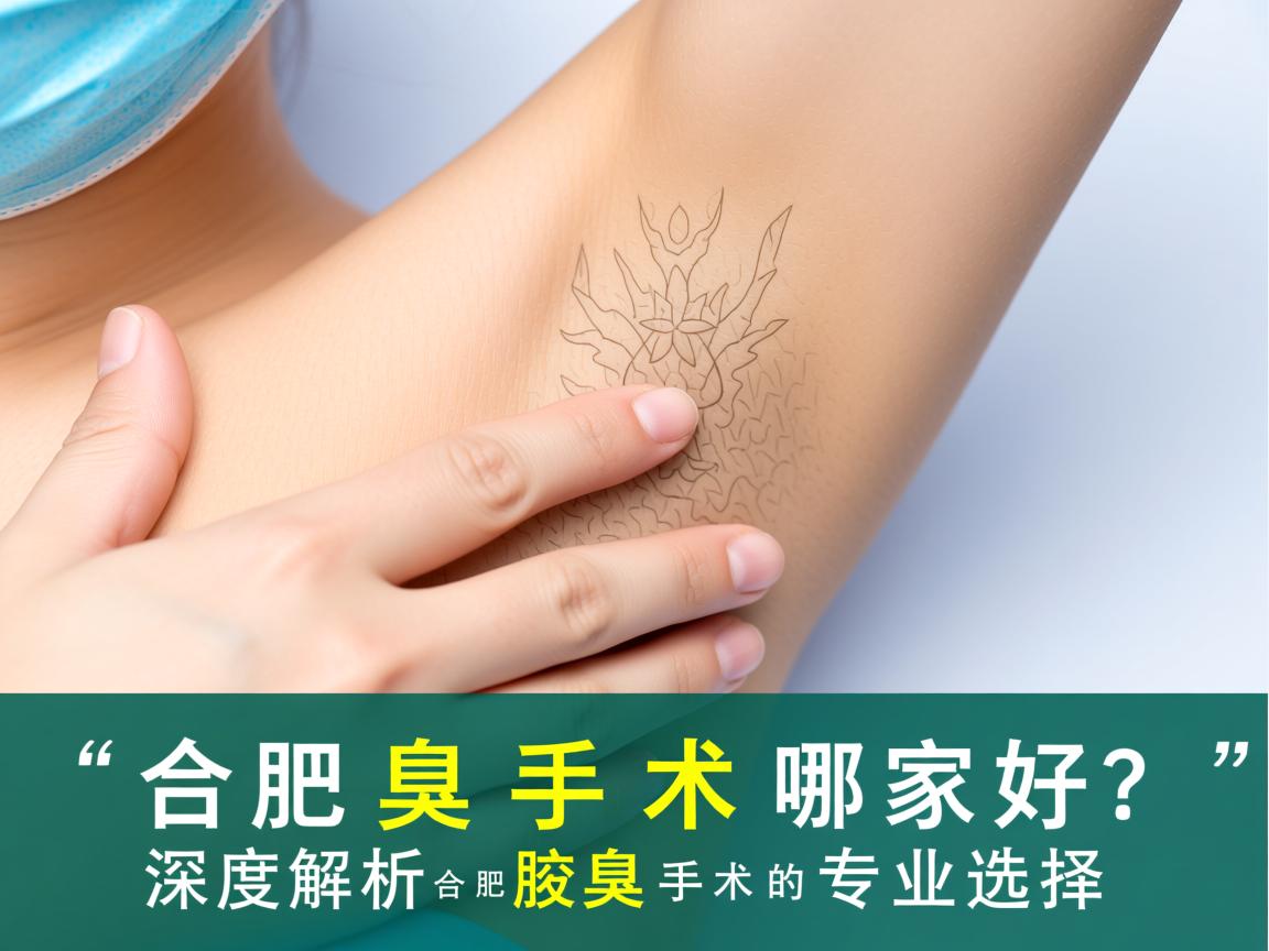 合肥腋臭手术哪家好？深度解析合肥腋臭手术的专业选择