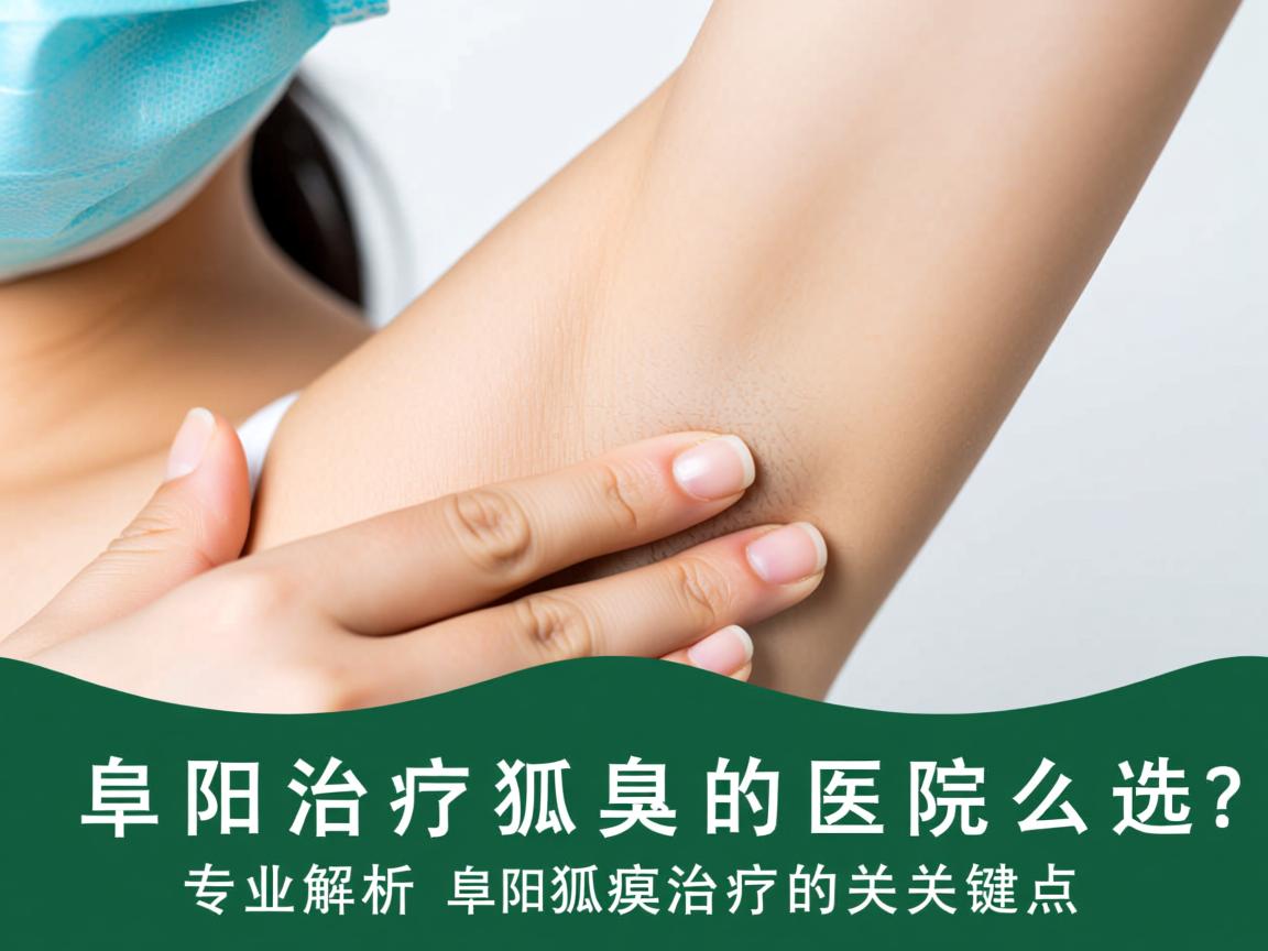 阜阳治疗狐臭的医院怎么选？专业解析阜阳狐臭治疗的关键点