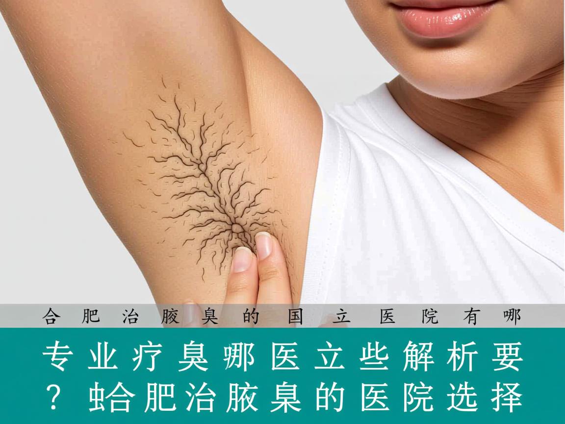 合肥治腋臭的国立医院有哪些？专业解析合肥治腋臭的医院选择