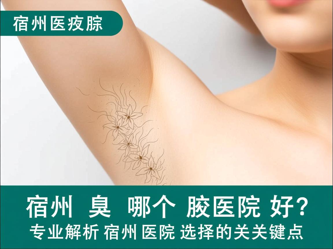 宿州腋臭哪个医院好？专业解析宿州腋臭医院选择的关键点