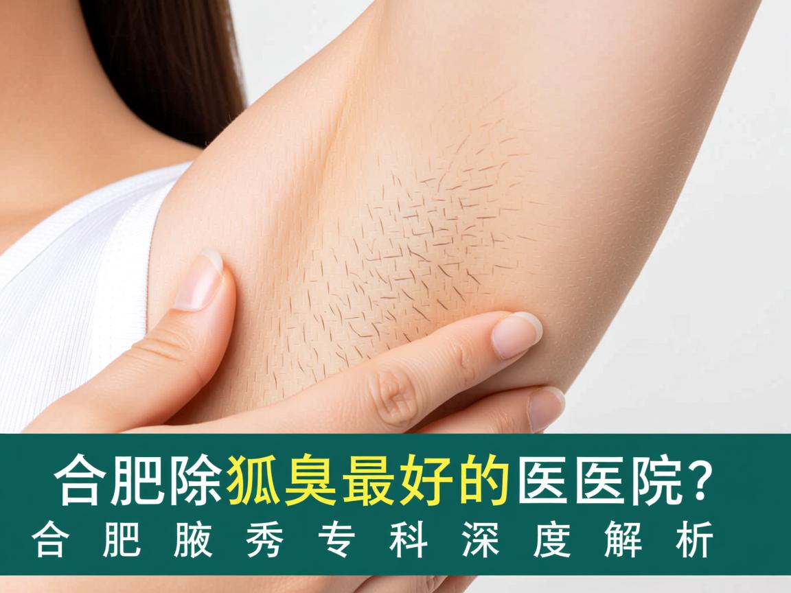 合肥除狐臭最好的医院？合肥腋秀专科深度解析