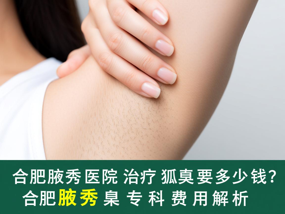 合肥腋秀医院治疗狐臭要多少钱？合肥腋秀腋臭专科费用解析