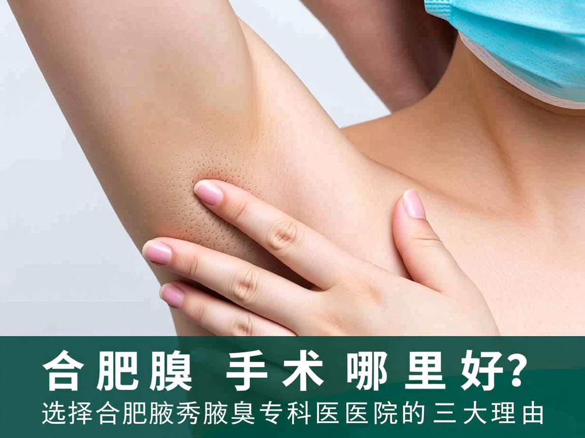 合肥腋臭手术哪里好?选择合肥腋秀腋臭专科医院的三大理由 合肥腋臭手术哪里好?选择合肥腋秀腋臭专科医院的三大理由