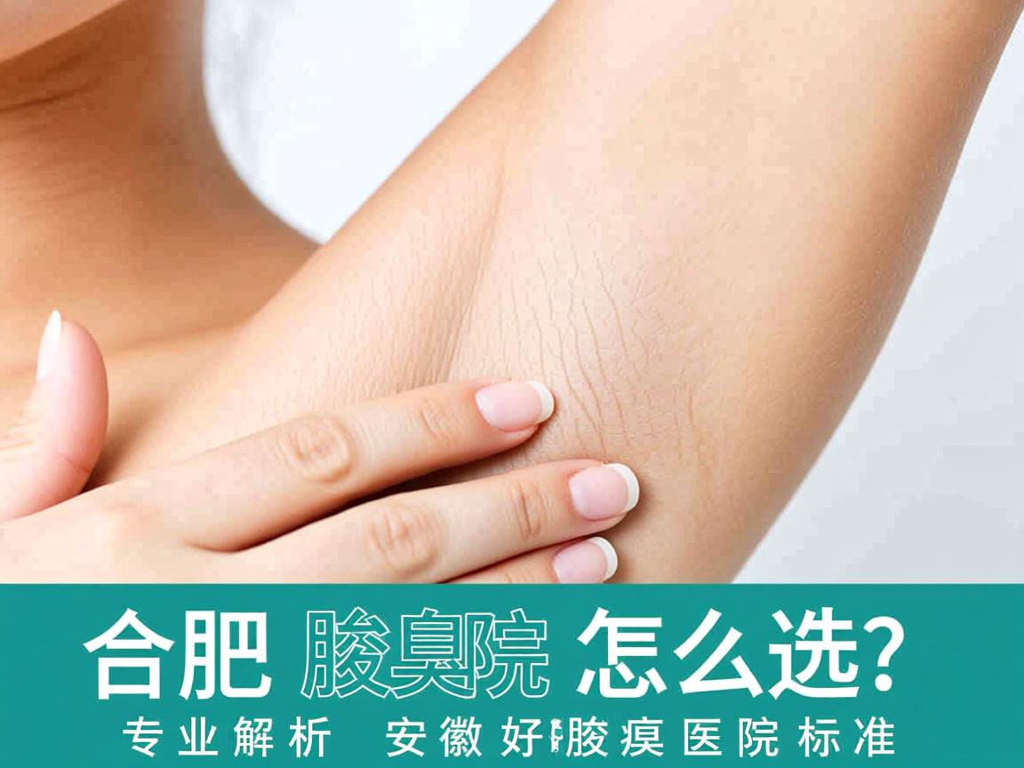 合肥腋臭医院怎么选？专业解析安徽好的腋臭医院标准