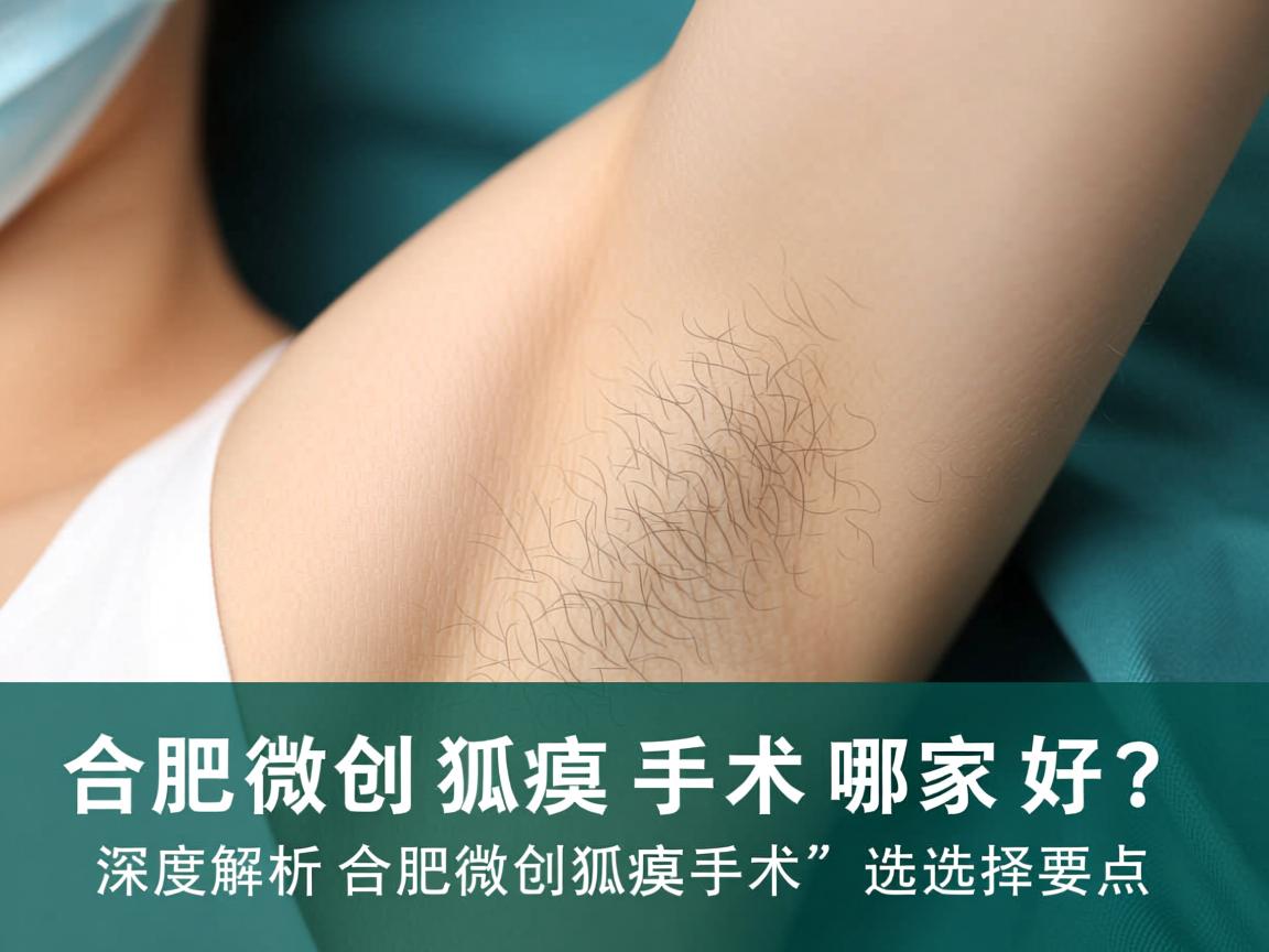 合肥微创狐臭手术哪家好?深度解析合肥微创狐臭手术的选择要点 合肥微创狐臭手术哪家好?深度解析合肥微创狐臭手术的选择要点