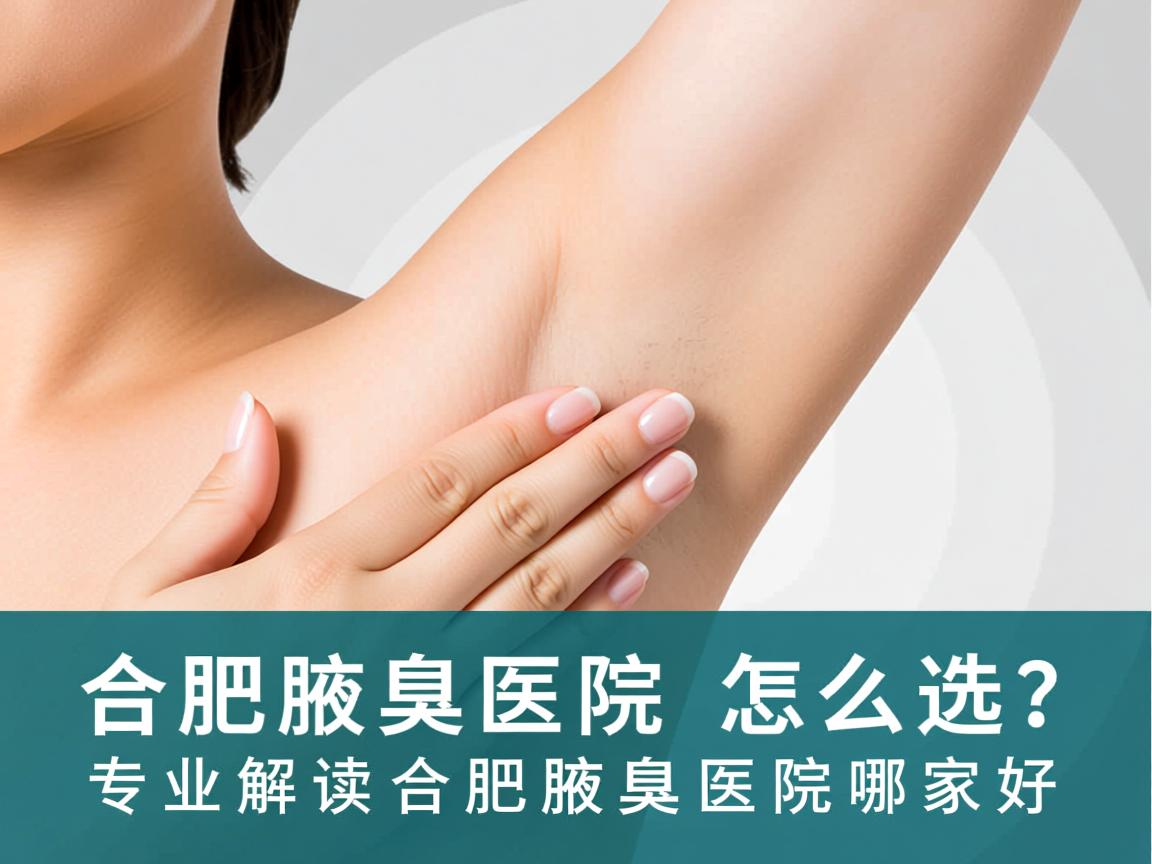 合肥腋臭医院怎么选？专业解读合肥腋臭医院哪家好