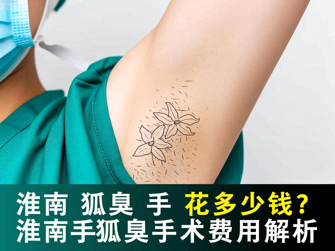 淮南狐臭手术花多少钱？淮南狐臭手术费用解析