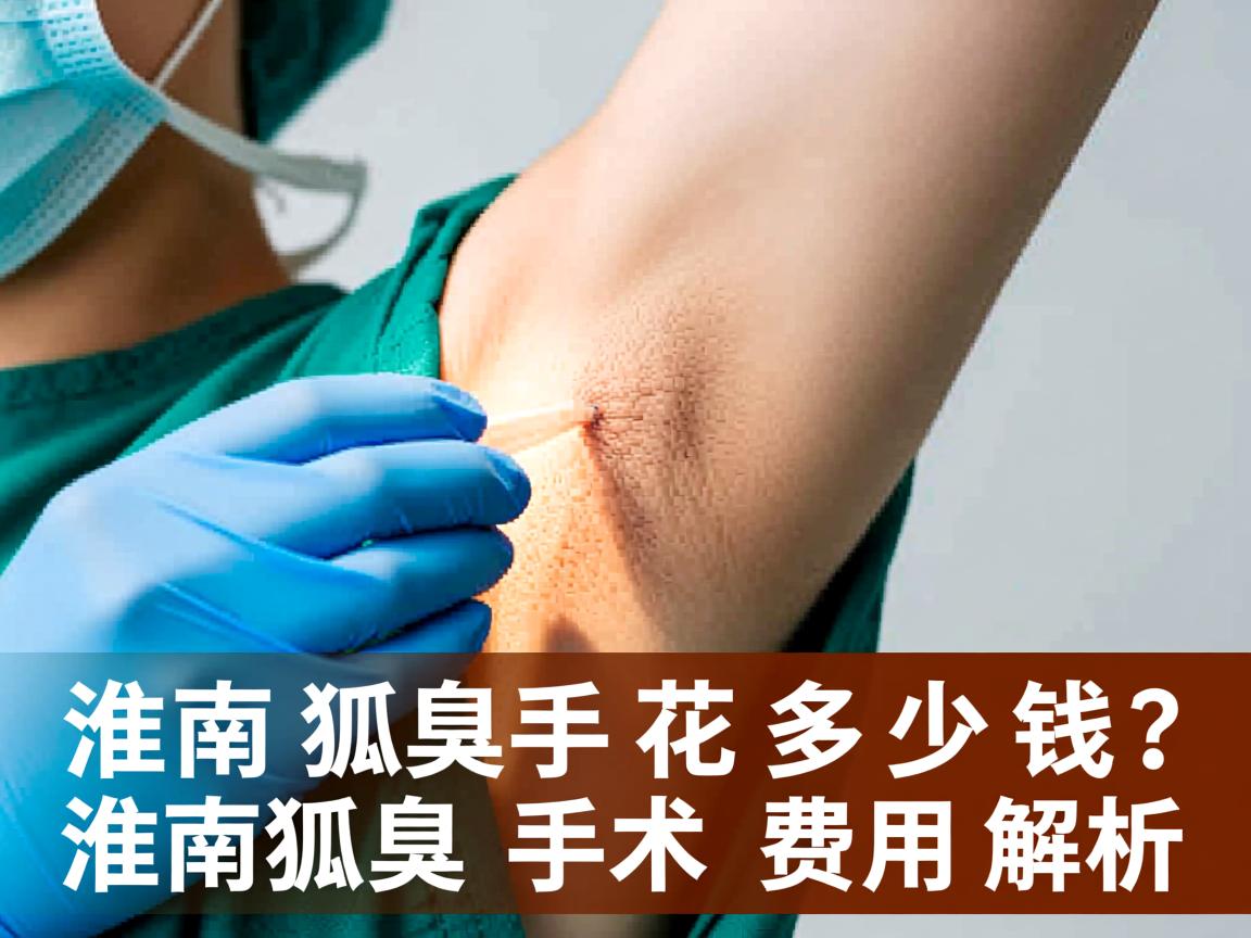 淮南狐臭手术花多少钱？淮南狐臭手术费用解析