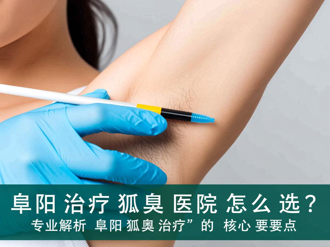 阜阳治疗狐臭医院怎么选？专业解析阜阳狐臭治疗的核心要点