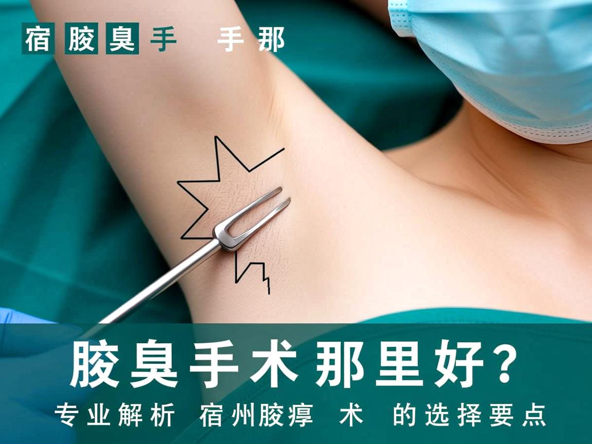 宿州腋臭手术那里好?专业解析宿州腋臭手术的选择要点 宿州腋臭手术那里好?专业解析宿州腋臭手术的选择要点