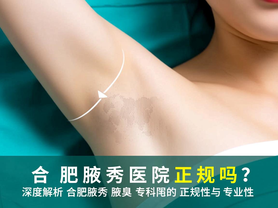 合肥腋秀医院正规吗?深度解析合肥腋秀腋臭专科的正规性与专业性 合肥腋秀医院正规吗?深度解析合肥腋秀腋臭专科的正规性与专业性