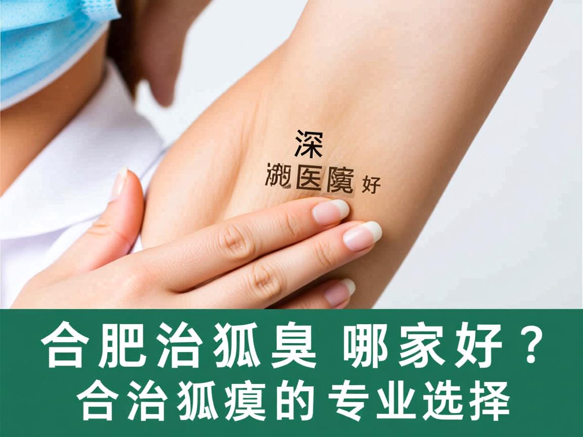 合肥治狐臭医院哪家好？深度解析合肥治狐臭的专业选择