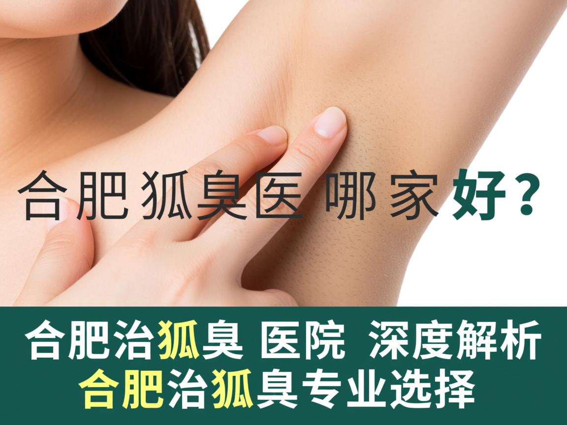 合肥治狐臭医院哪家好？深度解析合肥治狐臭的专业选择