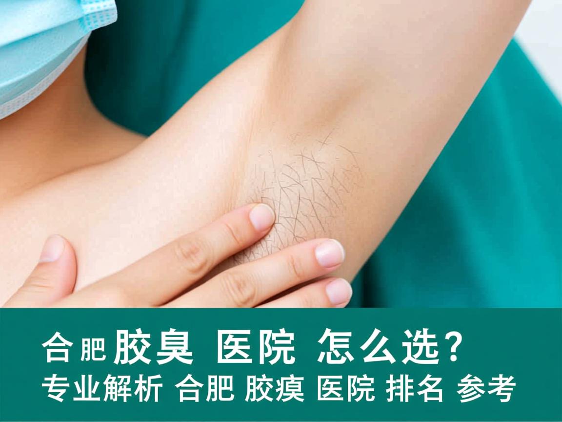 合肥腋臭医院怎么选？专业解析合肥腋臭医院排名参考