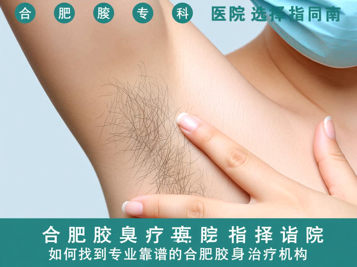 合肥腋臭专科医院选择指南，如何找到专业靠谱的合肥腋臭治疗机构
