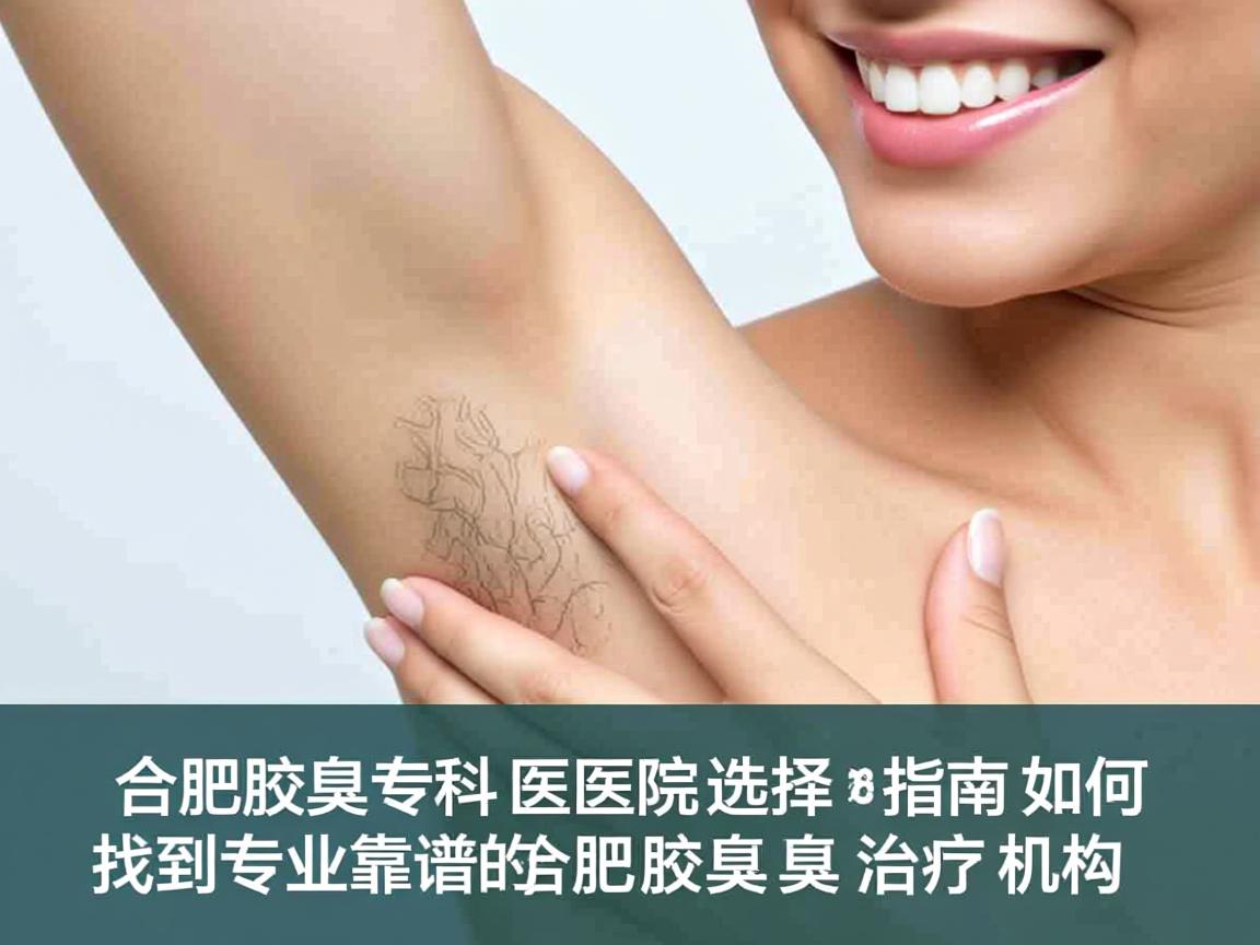 合肥腋臭专科医院选择指南，如何找到专业靠谱的合肥腋臭治疗机构