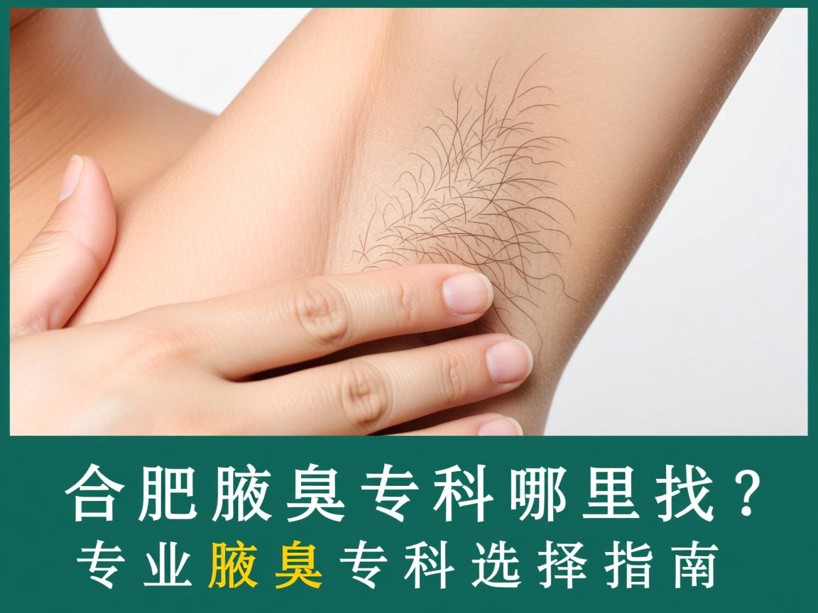 合肥腋臭专科哪里找？专业腋臭专科选择指南