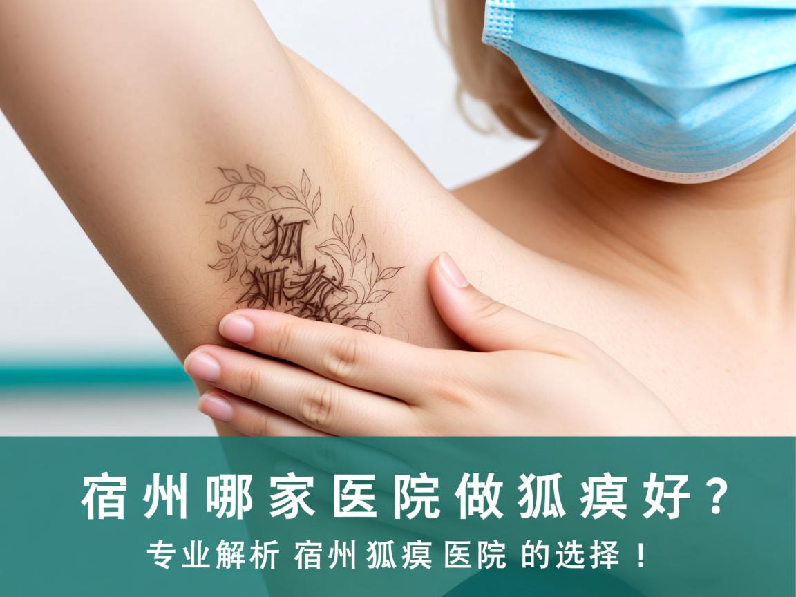 宿州哪家医院做狐臭好？专业解析宿州狐臭医院的选择