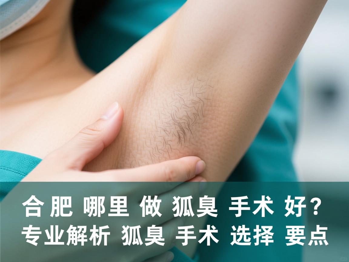 合肥哪里做狐臭手术好?专业解析狐臭手术的选择要点 合肥哪里做狐臭手术好?专业解析狐臭手术的选择要点