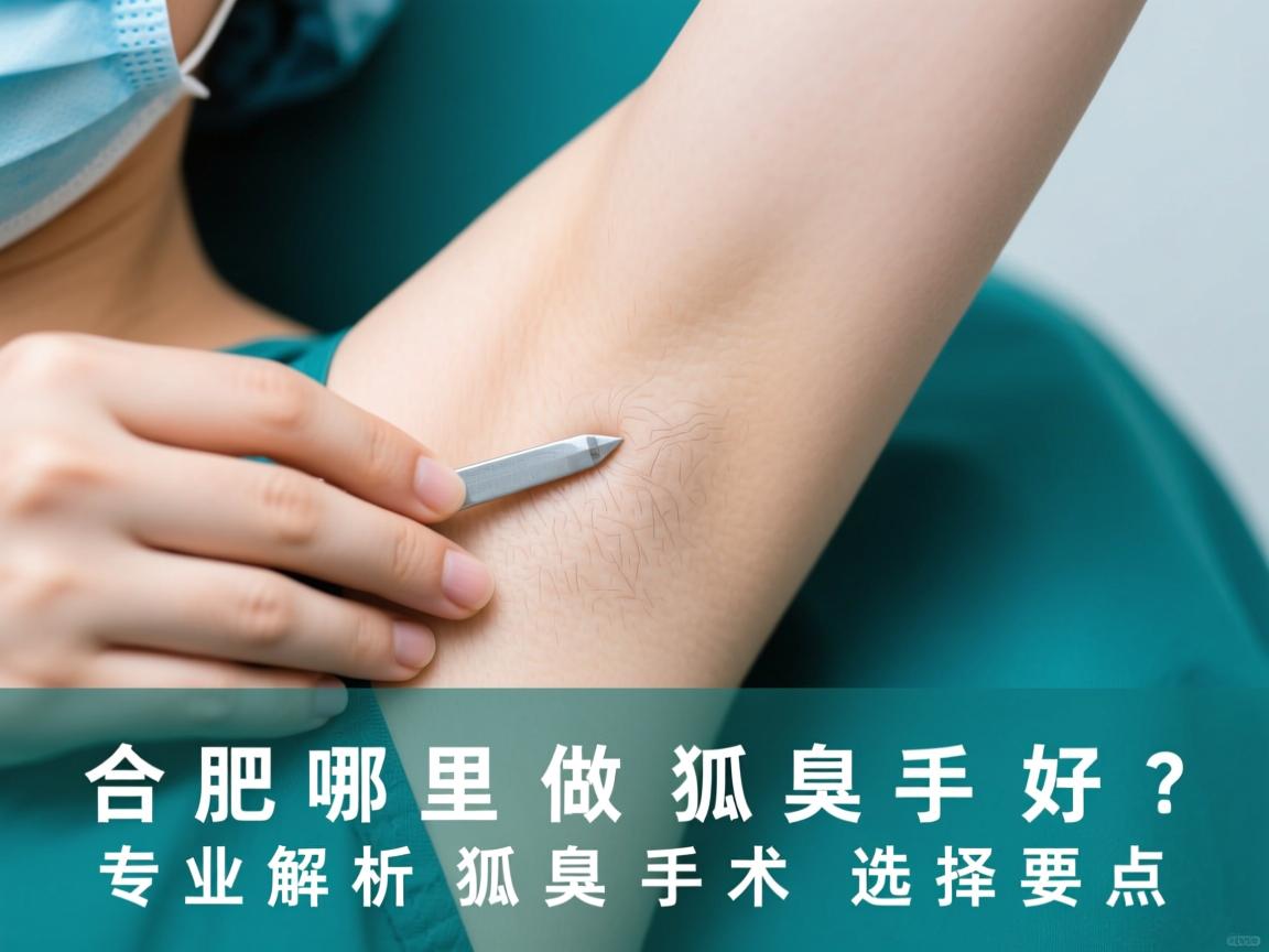 合肥哪里做狐臭手术好?专业解析狐臭手术的选择要点 合肥哪里做狐臭手术好?专业解析狐臭手术的选择要点