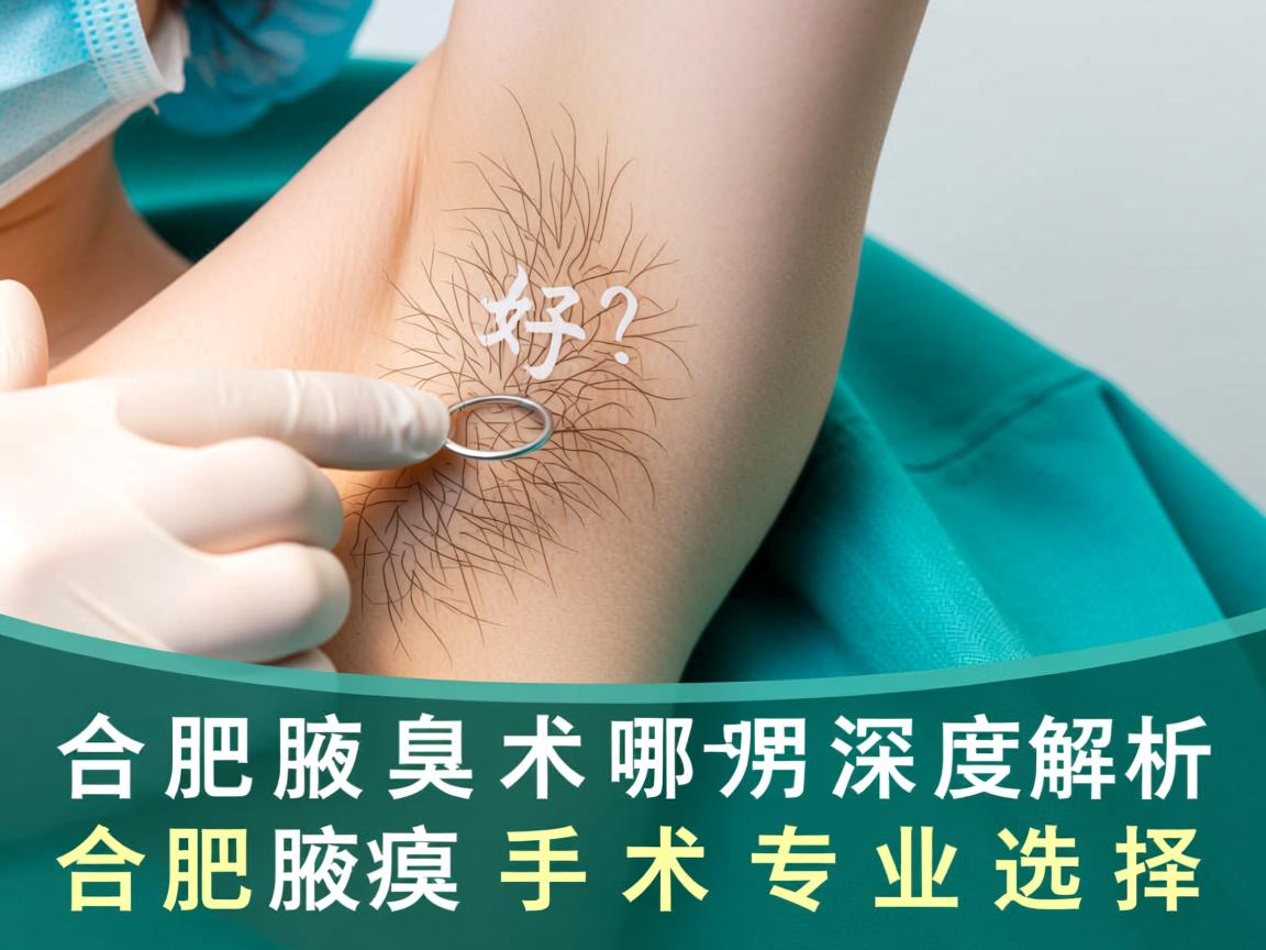 合肥腋臭手术哪家好?深度解析合肥腋臭手术专业选择 合肥腋臭手术哪家好?深度解析合肥腋臭手术专业选择