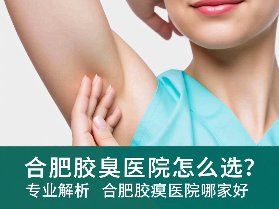 合肥腋臭医院怎么选？专业解析合肥腋臭医院哪家好