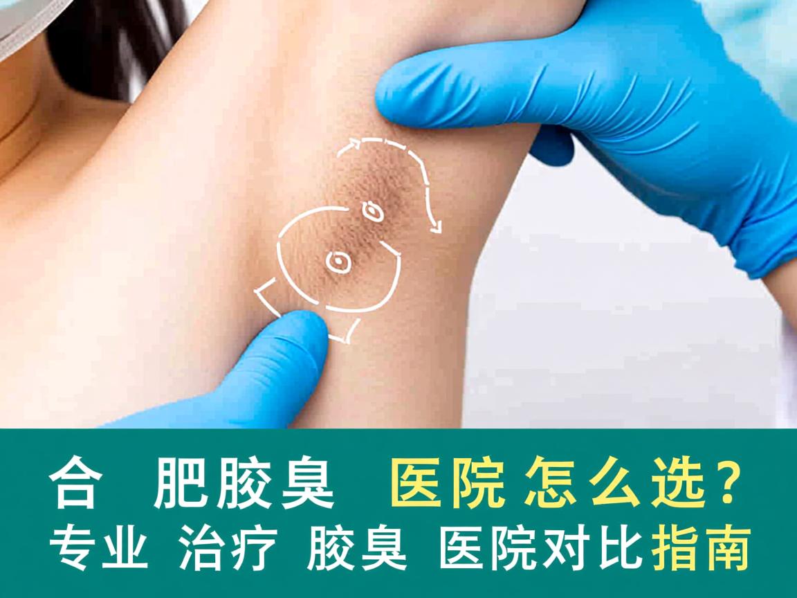 合肥腋臭医院怎么选？专业治疗腋臭的医院对比指南