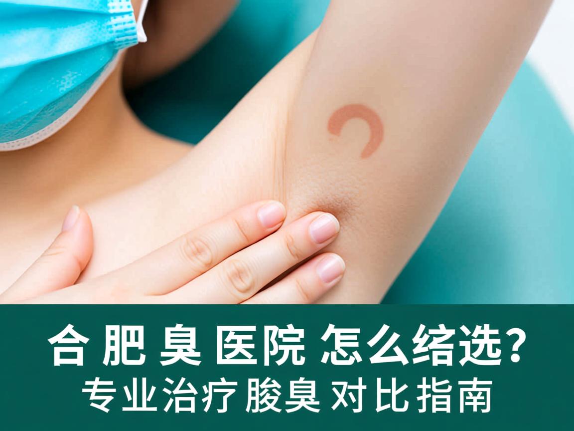 合肥腋臭医院怎么选？专业治疗腋臭的医院对比指南