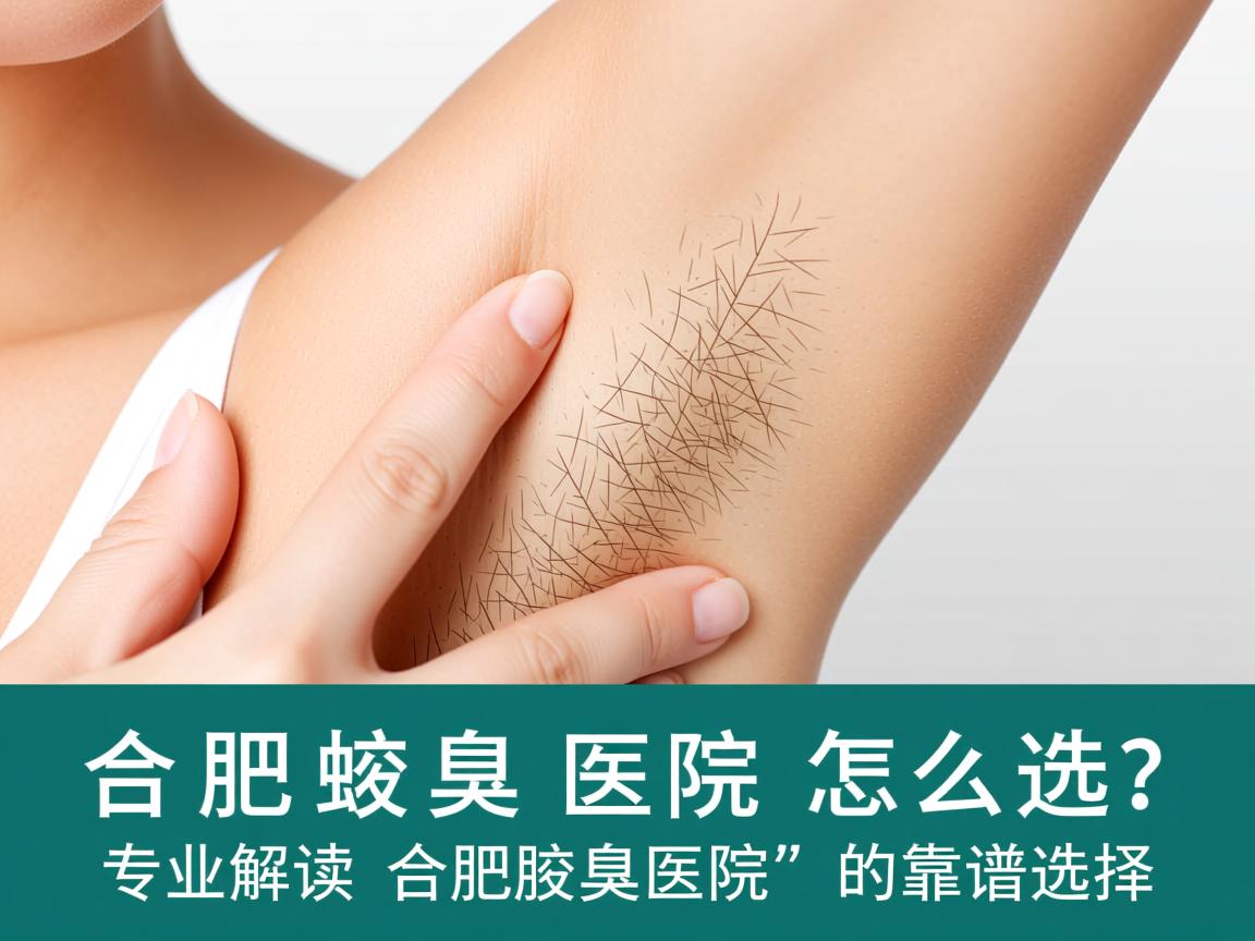 合肥腋臭医院怎么选？专业解读合肥腋臭医院的靠谱选择
