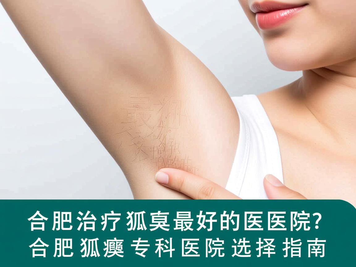 合肥治疗狐臭最好的医院？合肥狐臭专科医院选择指南