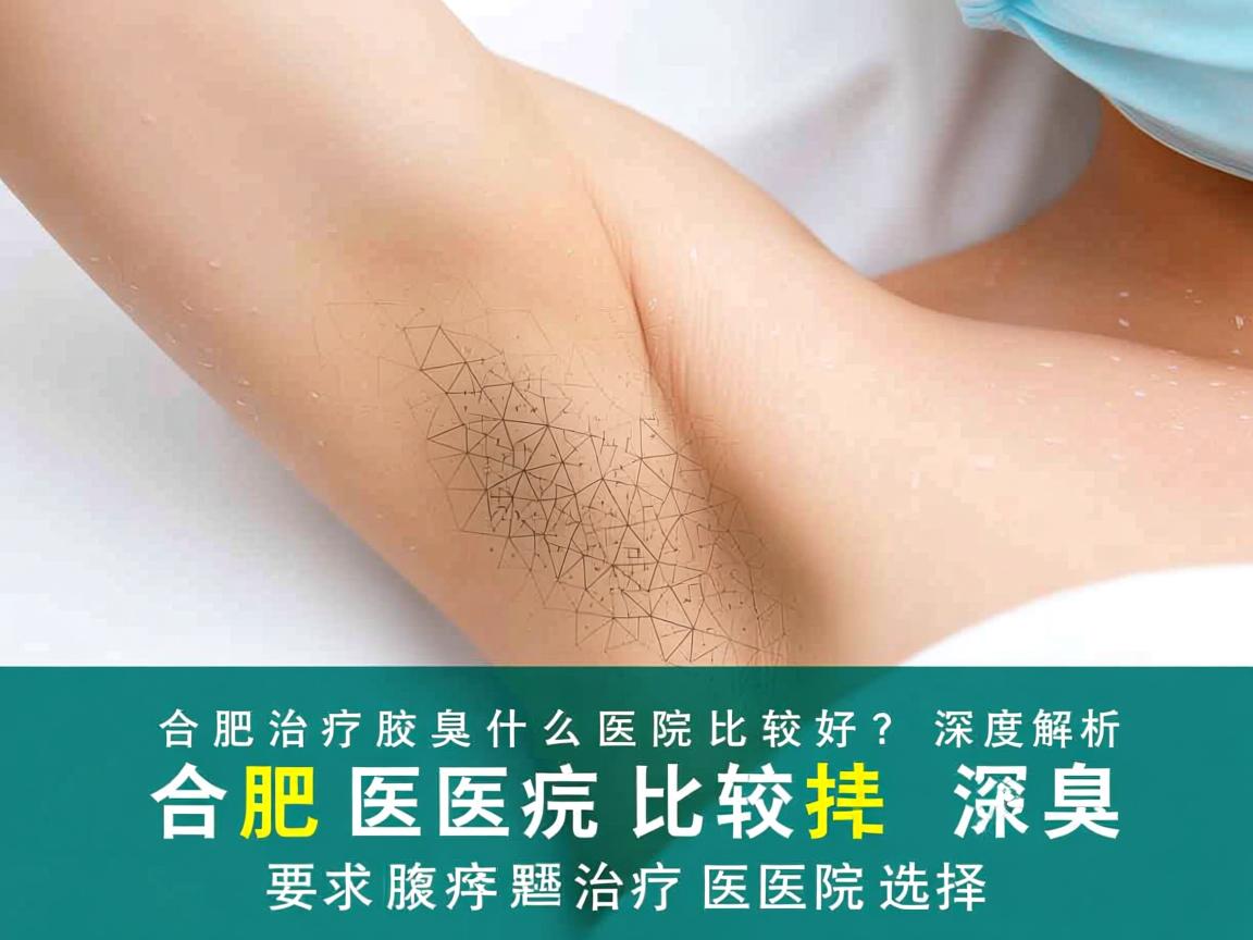 合肥治疗腋臭什么医院比较好？深度解析合肥腋臭治疗医院选择